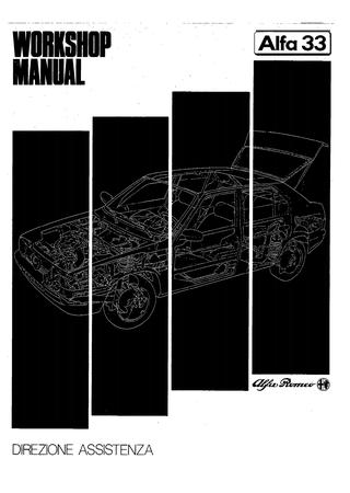 download ALFA 33 workshop manual