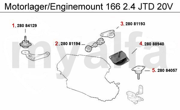 download ALFA ROMEO 166 2.4 JTD 20V workshop manual