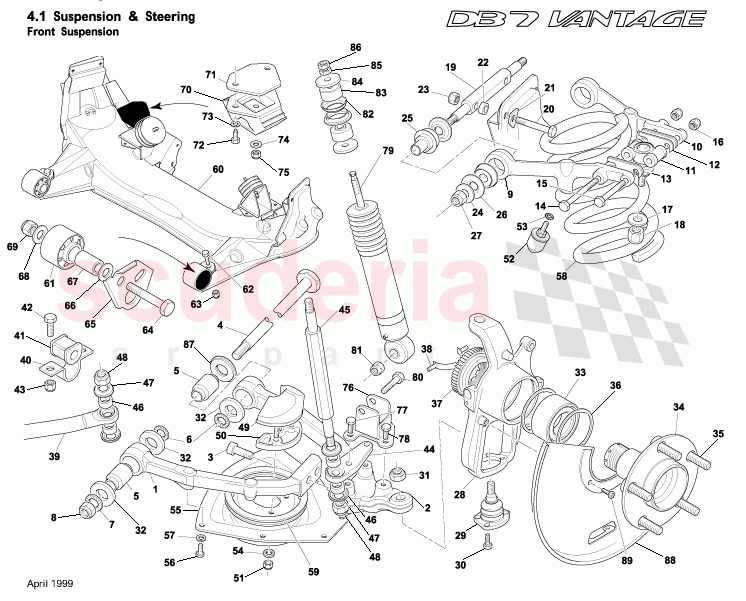 download ASTON MARTIN DB7 V12 VANTAGE able workshop manual