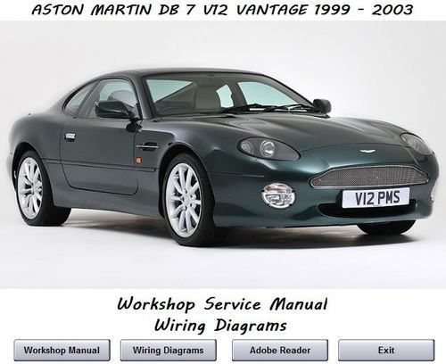 download ASTON MARTIN DB7 V12 VANTAGE workshop manual