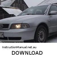 download AUDI A4 B5 CAR workshop manual