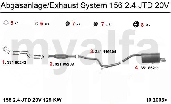 download Alfa Romeo 166 2.4 JTD 20V workshop manual