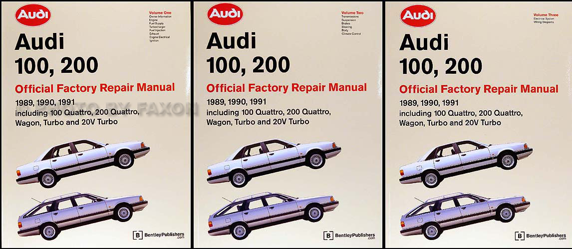 download Audi 100 Quattro workshop manual