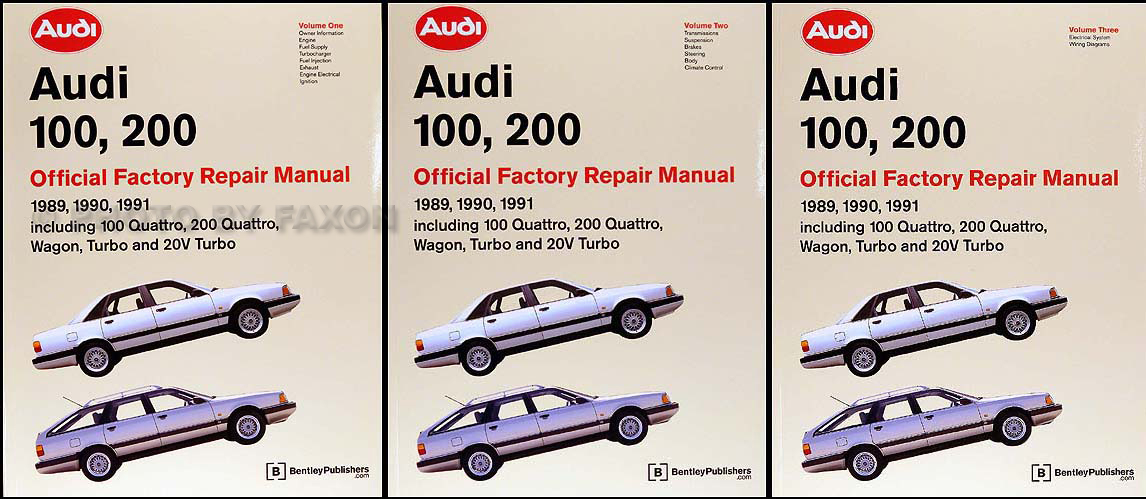 download Audi A100 200 workshop manual