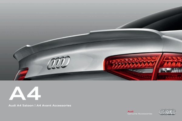 download Audi A4 Saloon A4 Avant Estate able workshop manual