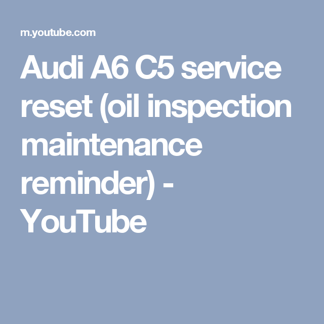 download Audi A6 C5 workshop manual