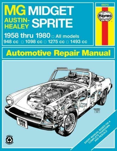 download Austin MG Sprite Midget Years workshop manual