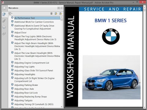 download BMW 1 Series F20 workshop manual