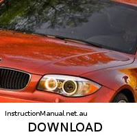 download BMW 135i Coupe with iDrive workshop manual