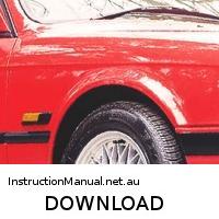 download BMW 3 Series E30 500MB workshop manual
