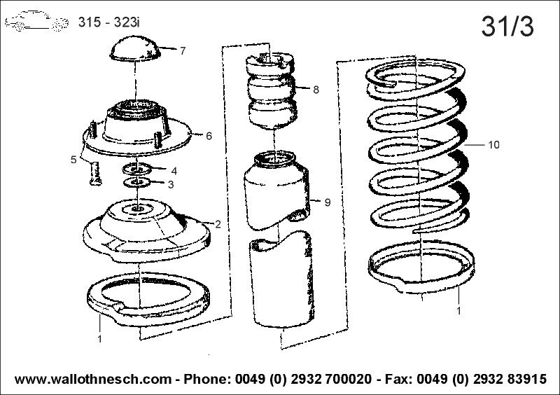 download BMW 315 323i E21 CAR workshop manual