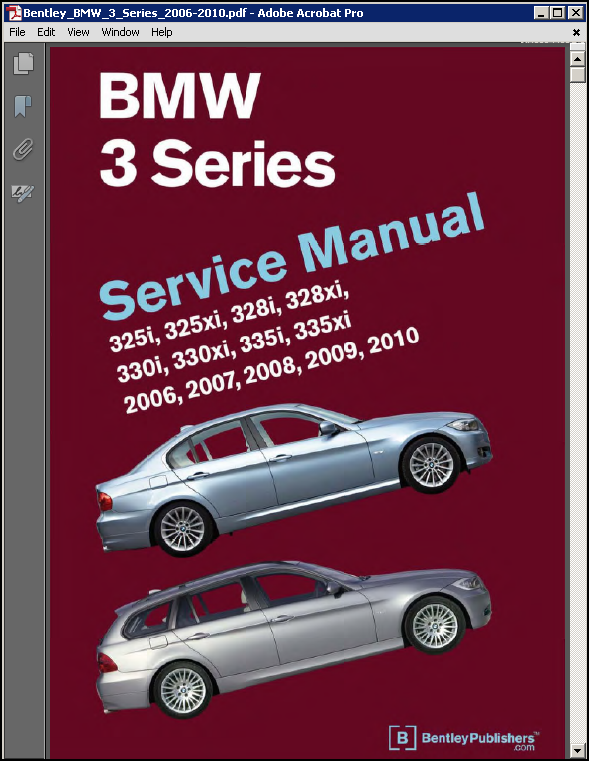 download BMW 335xi workshop manual