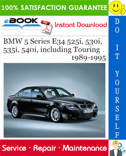 download BMW 5 525i 530i 535i workshop manual