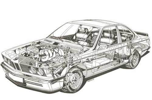 download BMW 633CSI 635CSI M6 E24 workshop manual