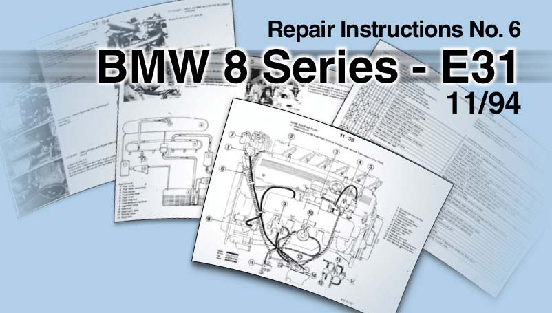 download BMW 8 E31 workshop manual