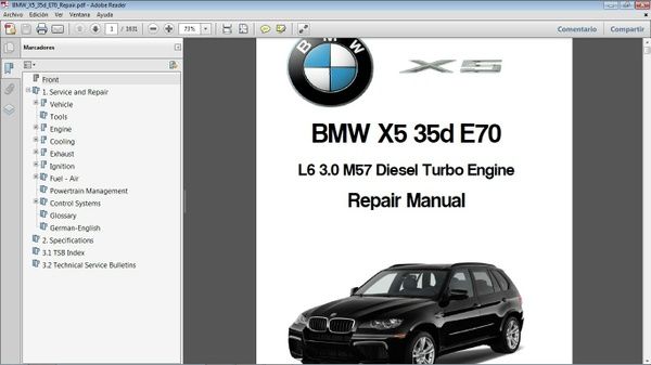 download BMW X5 35D workshop manual