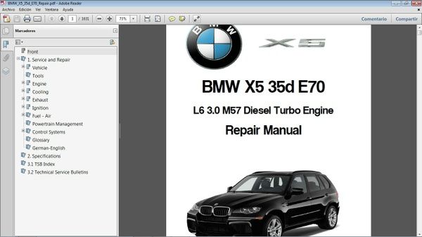 download BMW X5 E70 workshop manual