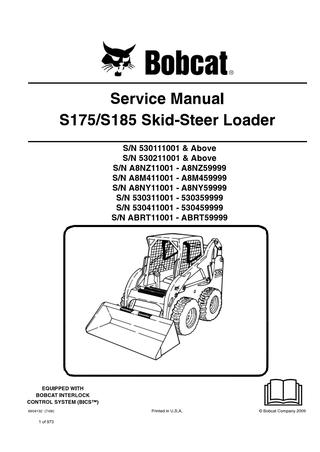 download Bobcat S175 Loader Workable workshop manual