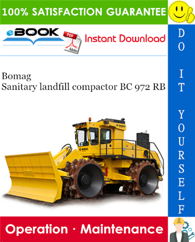 download Bomag BC 972 RB Sanitary Landfill Compactor able workshop manual