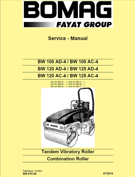 download Bomag BW 120 AC 4 able workshop manual