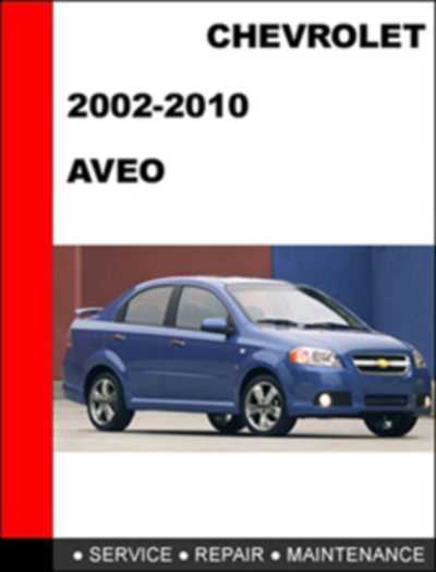 download CHEVROLET AVEO workshop manual