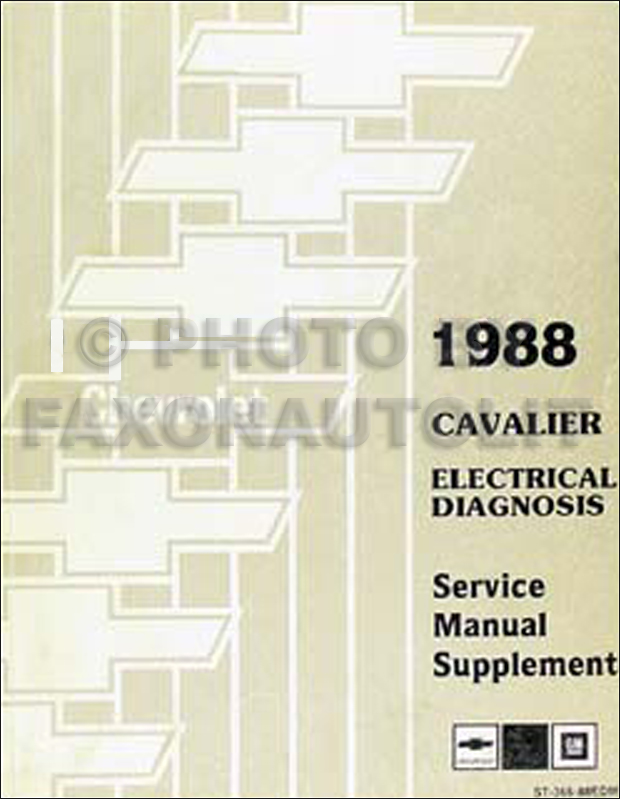 download CHEVY CHEVROLET Cavalier workshop manual