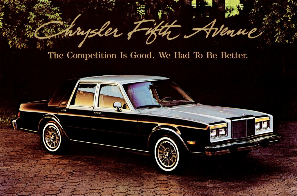 download CHRYSLER FIFTH AVENUE workshop manual