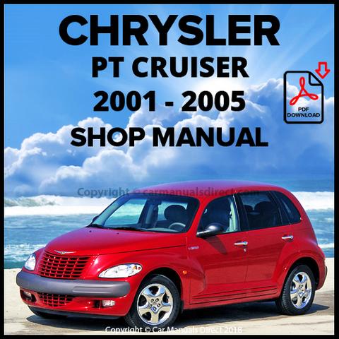 download CHRYSLER PT CRUISER 1.6L 2.0L 2.4L workshop manual