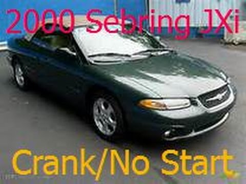 download CHRYSLER SEBRING JXI Convertable workshop manual