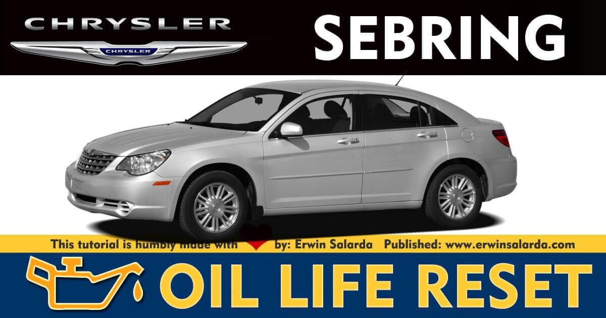 download CHRYSLER SEBRING workshop manual