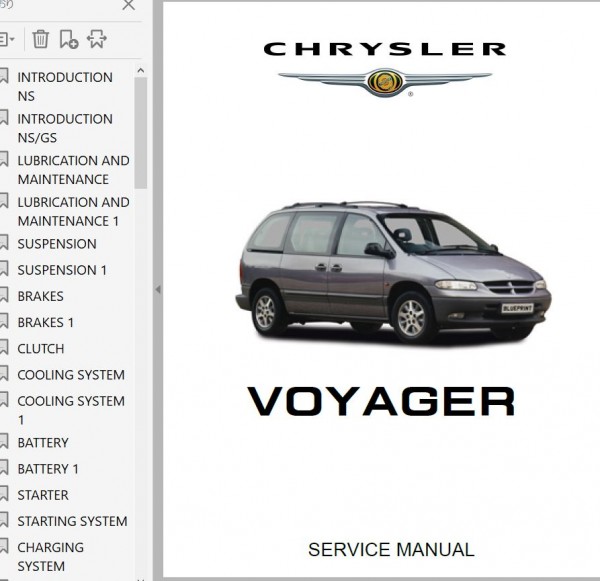 download CHRYSLER VOYAGER workshop manual