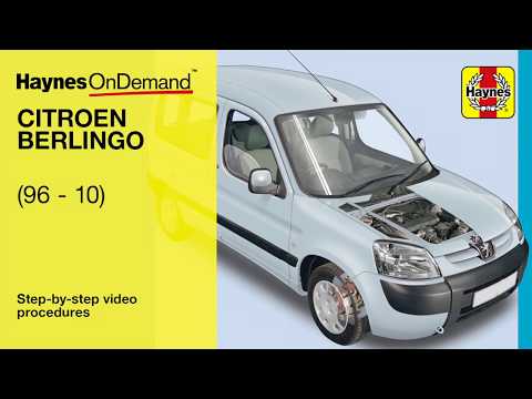 download CITROEN BERLINGO II workshop manual