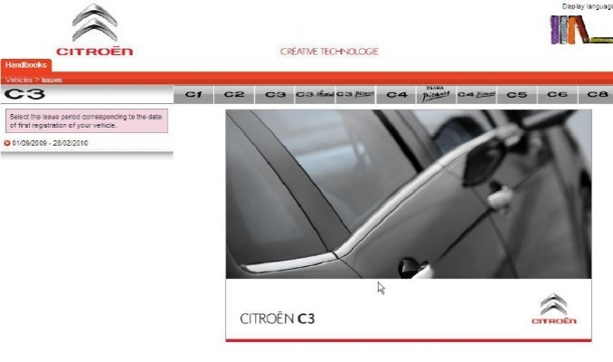 download CITROEN C3 1.1i able workshop manual