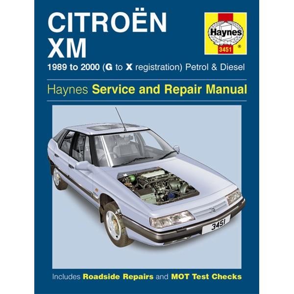 download CITROEN XM CAR workshop manual