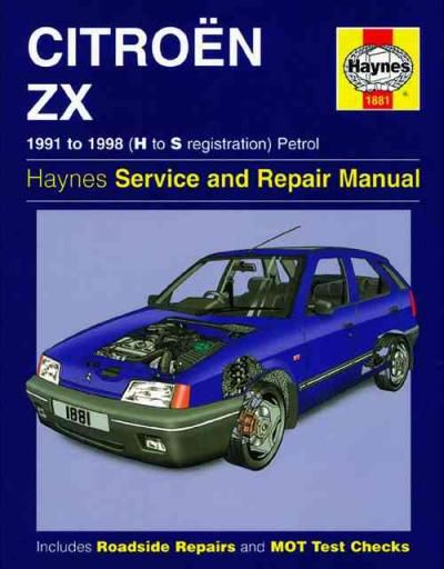 download CITROEN ZX workshop manual