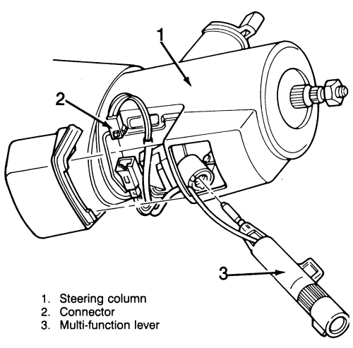 download Cadillac DeVille Steering Column workshop manual