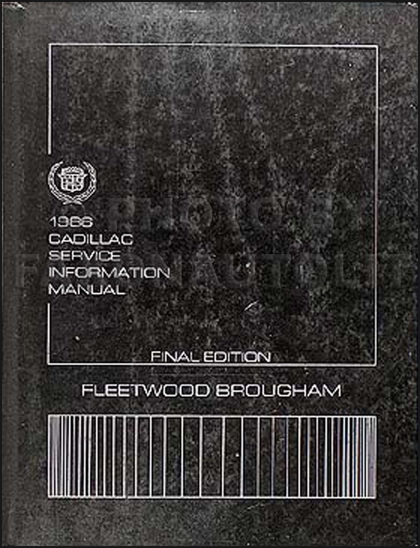 download Cadillac Fleetwood workshop manual
