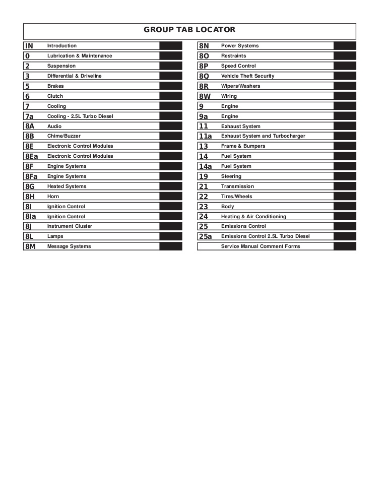 download Caravan Chrysler Manuals workshop manual