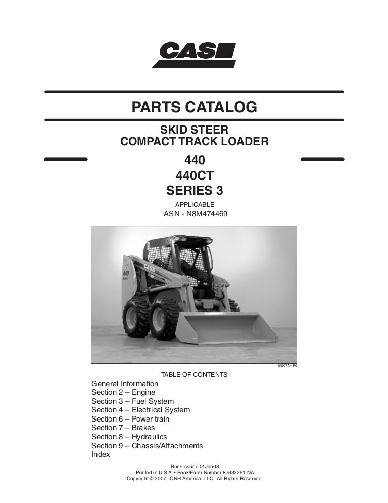 download Case 440 Tier 3 Skid Steer Loader able workshop manual