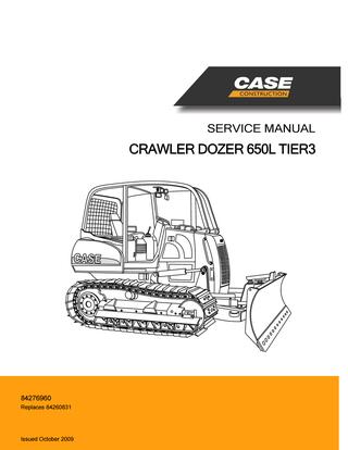 download Case 50 Crawler D s able workshop manual