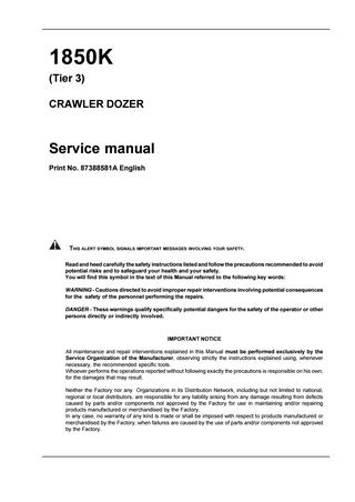 download Case 50 Crawler D s able workshop manual