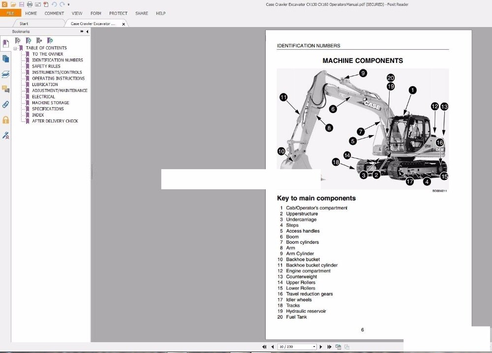 download Case 880C Excavator s Instruction able workshop manual