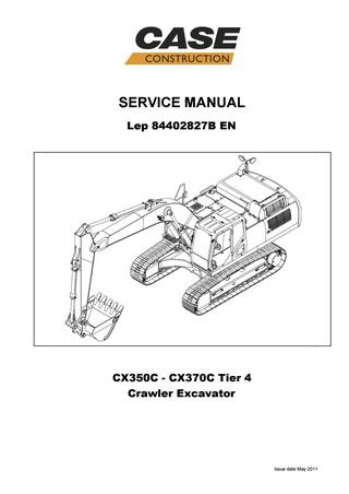 download Case CX210B Tier 3 Crawler Excavator s Instruction able workshop manual