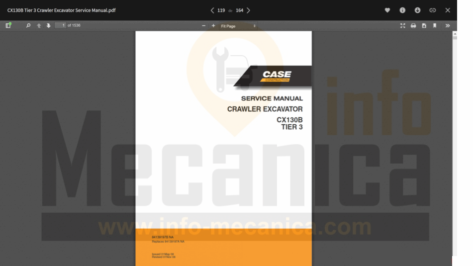 download Case CX210B Tier 3 Crawler Excavator s Instruction able workshop manual