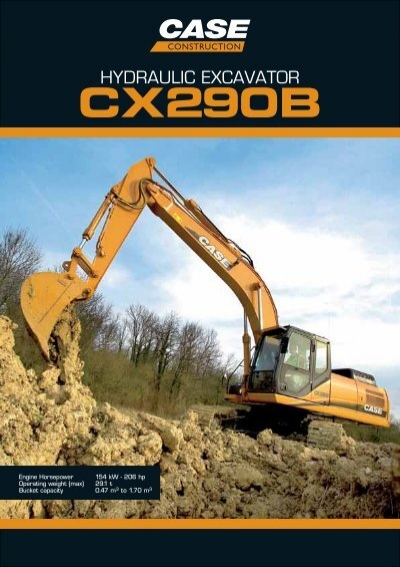 download Case CX290 Excavator s Instruction able workshop manual