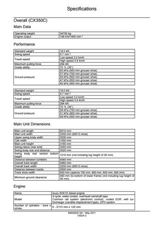 download Case CX350C Tier 4 Crawler Excavator able workshop manual