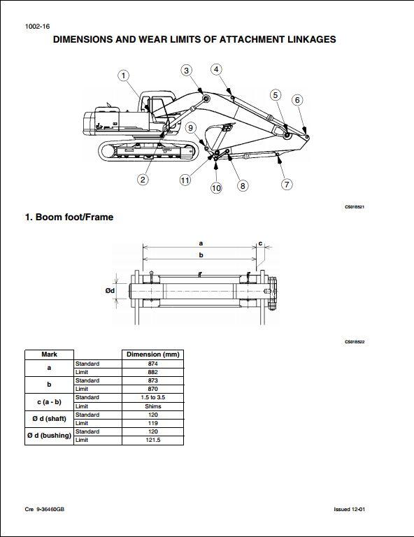 download Case CX460 Excavator able workshop manual