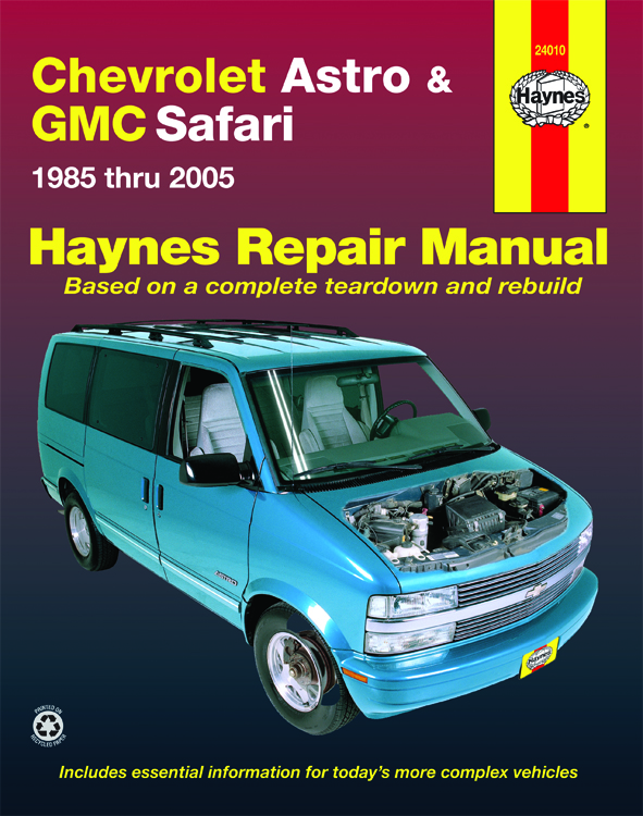 download Chevrolet Astro able workshop manual