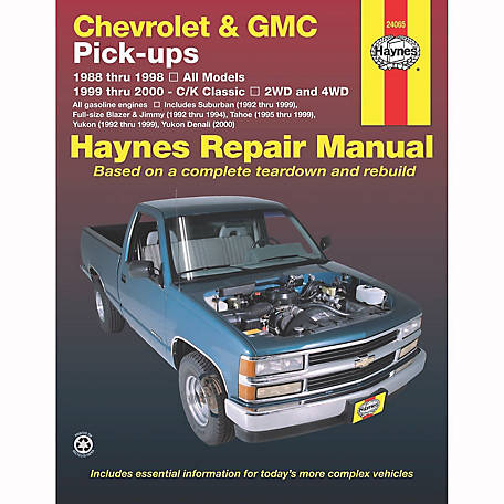 download Chevrolet K Silverado workshop manual