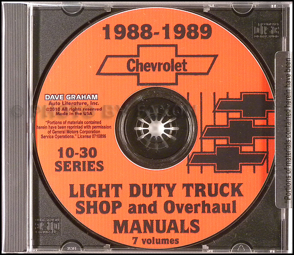download Chevrolet Light Truck workshop manual